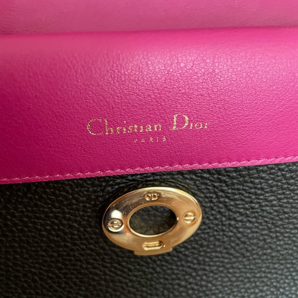 Christian Dior Be Bag Pebbled Leather Mini Satchel - Picture 9 of 14